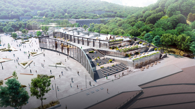 A public and cultural center in Petropavlovsk-Kamchatsky A public and cultural center in Petropavlovsk-Kamchatsky