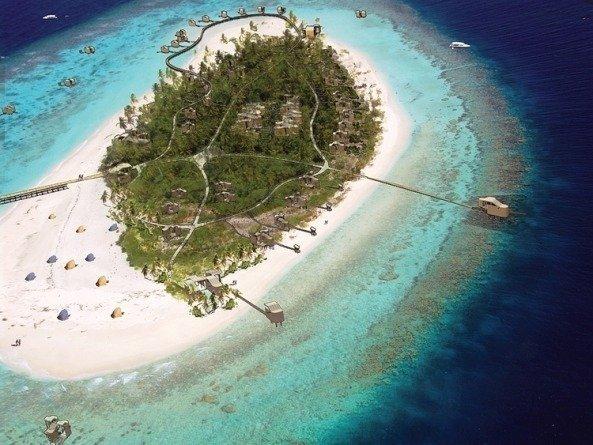 Курортный комплекс на Мальдивских островах - Фунамадуа