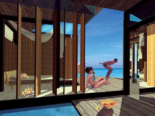 Курортный комплекс на Мальдивских островах - Фунамадуа