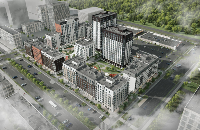 Grand Quarter residential complex in Tyumen