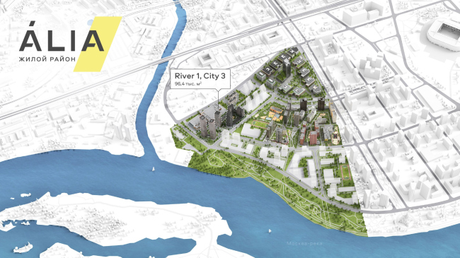 Phase 4 of ALIA residential area. Location plan