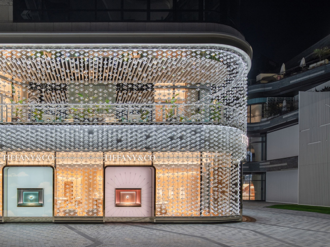 ����� �������� Tiffany & Co. � �������� ������ Taikoo Li Qiantan