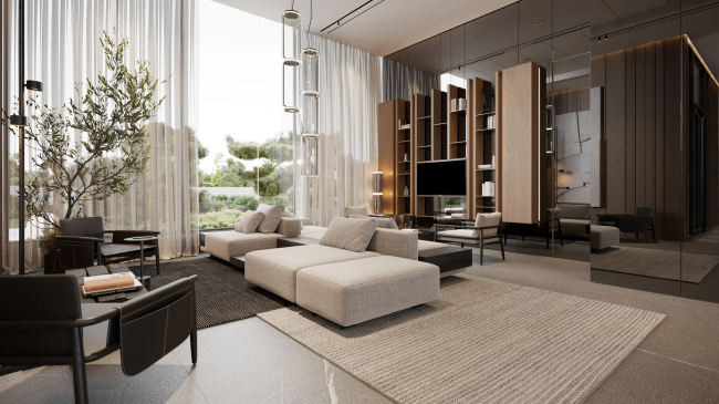 Лобби ЖК «Дом на Зорге» Лобби ЖК «Дом на Зорге»