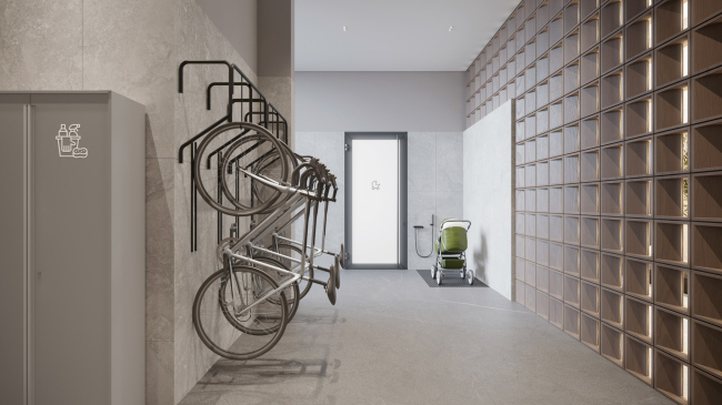 Лобби ЖК «Дом на Зорге» Лобби ЖК «Дом на Зорге»