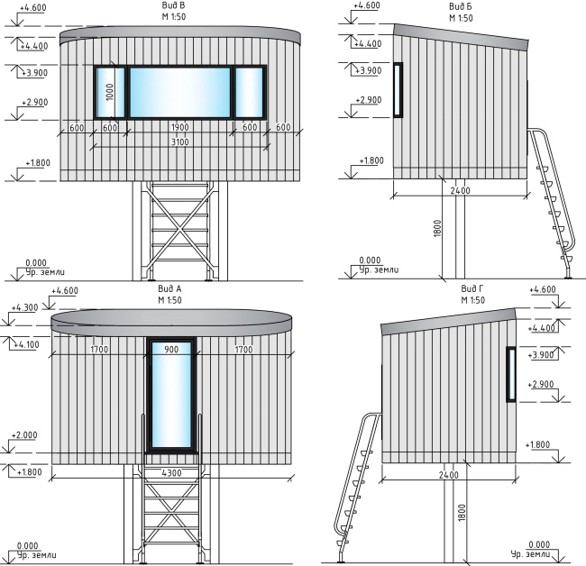 От истоков к современности – возрождение староречья Апаиш. Башня спасателей. Фасады От истоков к современности – возрождение староречья Апаиш. Башня спасателей. Фасады