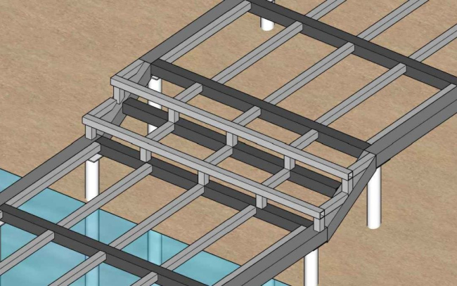 От истоков к современности – возрождение староречья Апаиш. Металлический каркас лестничного узла От истоков к современности – возрождение староречья Апаиш. Металлический каркас лестничного узла