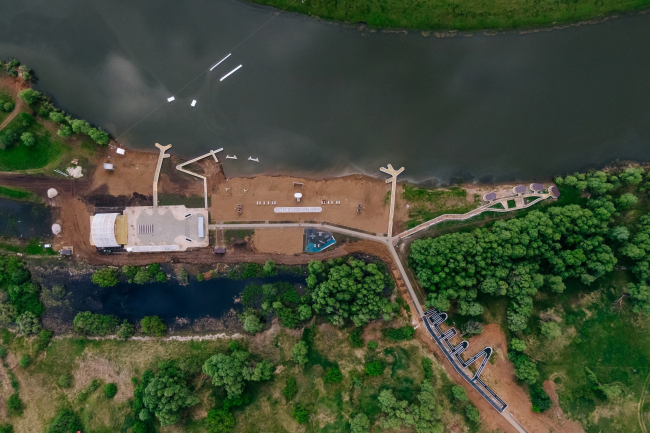 От истоков к современности – возрождение староречья Апаиш. Общий вид сверху От истоков к современности – возрождение староречья Апаиш. Общий вид сверху