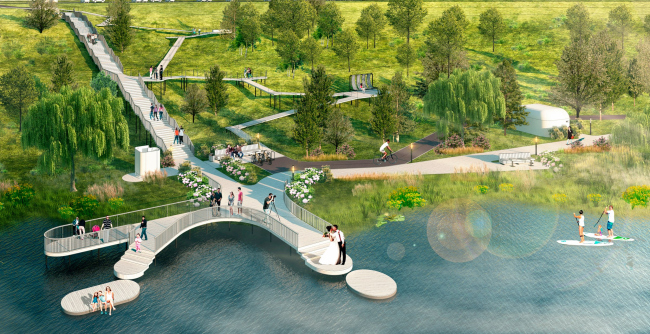 От истоков к современности – возрождение староречья Апаиш. Пирс для молодожёнов От истоков к современности – возрождение староречья Апаиш. Пирс для молодожёнов