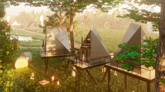 Agro-tourist complex �Gzhel�. Tree houses