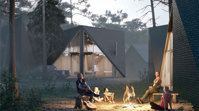 Agro-tourist complex �Gzhel�. Glamping houses / tent camp