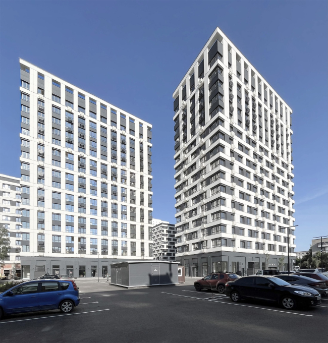 ЖК Квартал Kontinent. Общий вид c гостевой парковки ЖК Квартал Kontinent. Общий вид c гостевой парковки