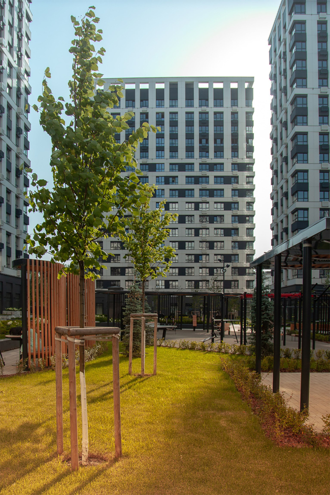 ЖК Квартал Kontinent. Общий вид двора ЖК Квартал Kontinent. Общий вид двора