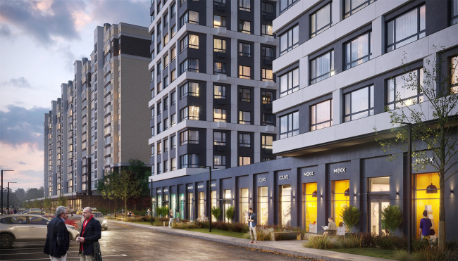 ЖК Квартал Kontinent. Торговая галерея вдоль ул. Мира ЖК Квартал Kontinent. Торговая галерея вдоль ул. Мира