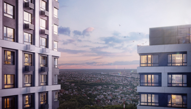 ЖК Квартал Kontinent. Общий вид города из окон 12 этажа ЖК Квартал Kontinent. Общий вид города из окон 12 этажа