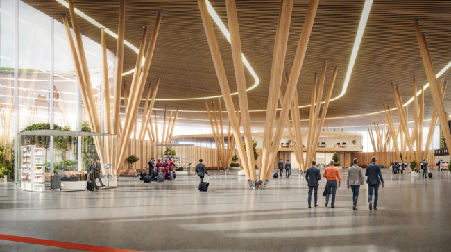 New passenger terminal of the Caucasus airport