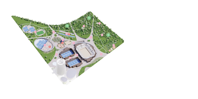 Спортивный парк Пиншань и Национальный центр бадминтона в Шэньчжэне Спортивный парк Пиншань и Национальный центр бадминтона в Шэньчжэне