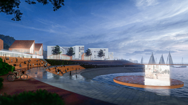 Architectural concept for the comprehensive development of the Grebnoy Canal embankment in Nizhny Novgorod