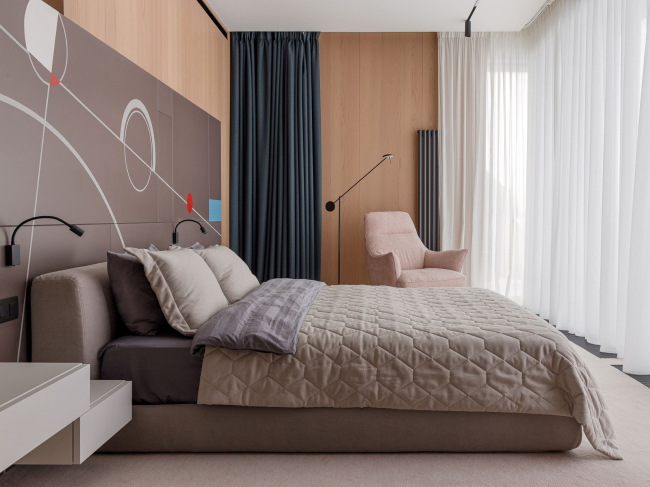 Дом с мостом. Мастер спальня Дом с мостом. Мастер спальня