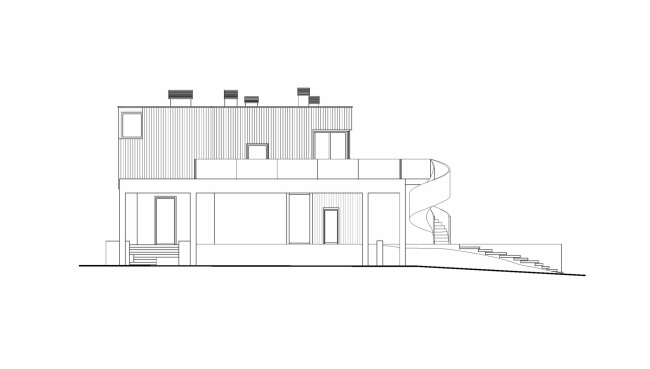 Дом с мостом. Фасад с – в Дом с мостом. Фасад с – в