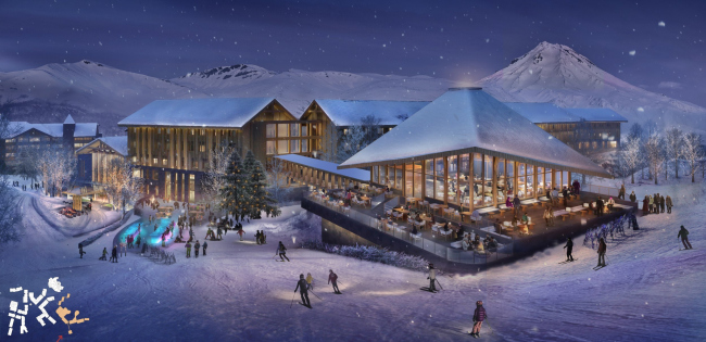 Три вулкана. Здание ресторана Три вулкана. Здание ресторана