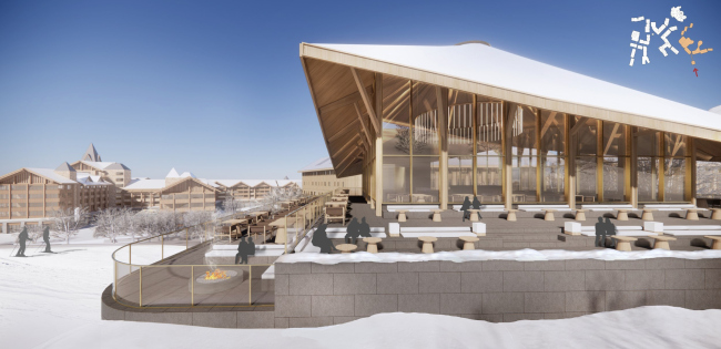 Три вулкана. Здание ресторана Три вулкана. Здание ресторана