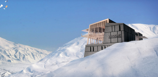 Три вулкана. Станция канатной дороги Три вулкана. Станция канатной дороги