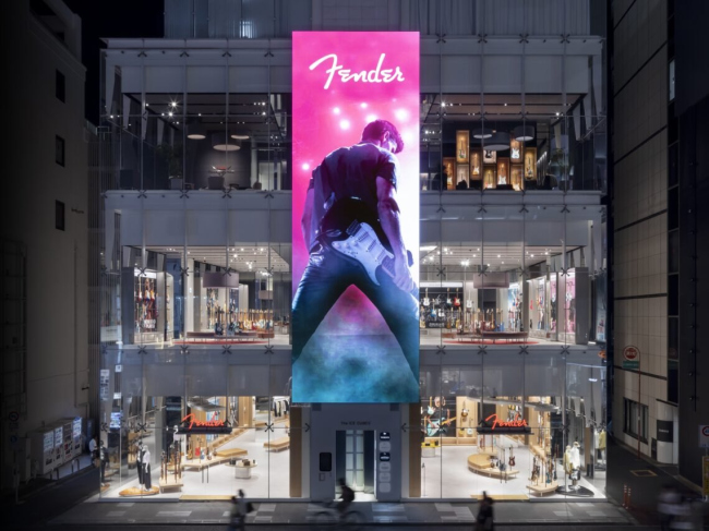 Retail: Fender Flagship Tokyo, �����, ������.
����������: Klein Dytham architecture