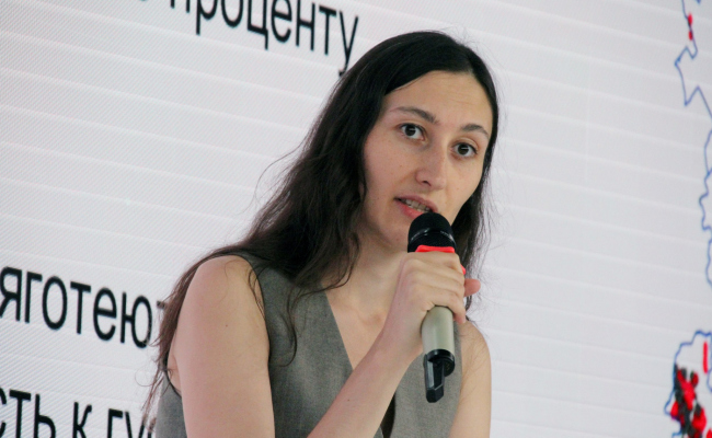 Yulia Rodikova. “Explore the City” competition, presentation of research results.