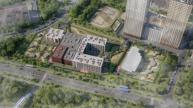 Образовательный комплекс в ЖК «Квартал Домашний» Образовательный комплекс в ЖК «Квартал Домашний»