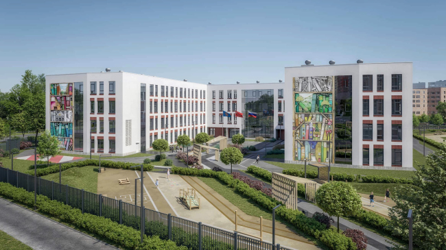 Образовательный комплекс в ЖК «Квартал Домашний» Образовательный комплекс в ЖК «Квартал Домашний»