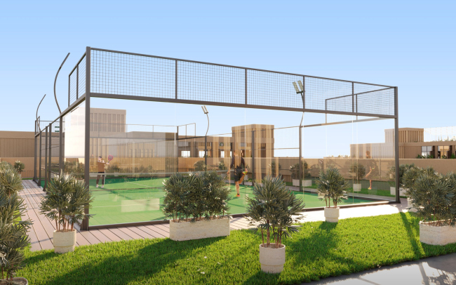 The residential complex Arisha Terraces in Dubai