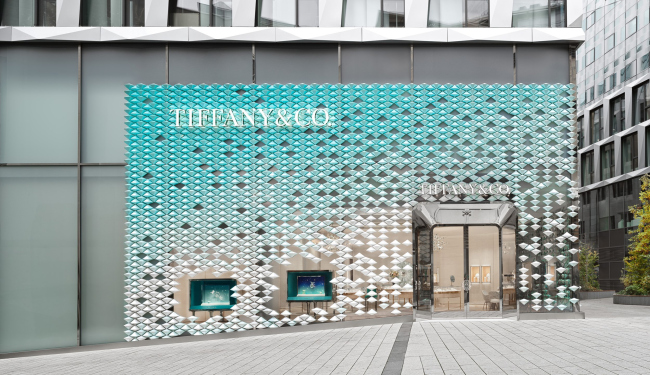 Фасад магазина Tiffany & Co. в Штутгарте Фасад магазина Tiffany & Co. в Штутгарте