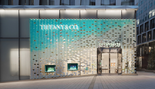 Фасад магазина Tiffany & Co. в Штутгарте Фасад магазина Tiffany & Co. в Штутгарте
