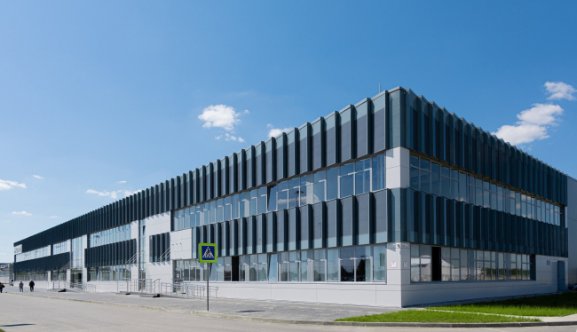 Фасад АБК завода ЭнКОР Фасад АБК завода ЭнКОР