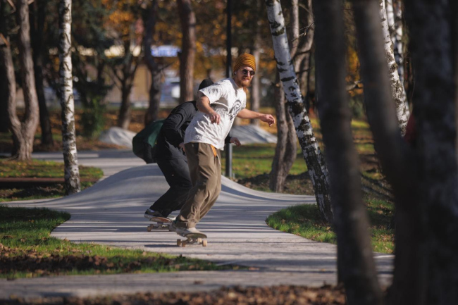 Snake run Lermontov. Skater Stepan Krukhmalev