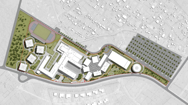 The master plan. Primakov School, 2nd phase