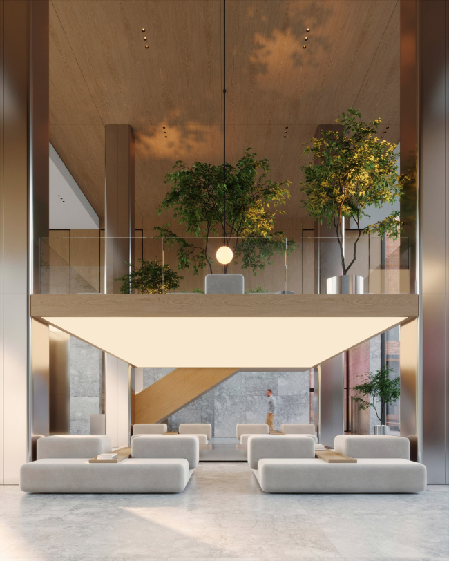 Гранд лобби и общественные пространства квартала Republic. Гранд-лобби Reds Гранд лобби и общественные пространства квартала Republic. Гранд-лобби Reds