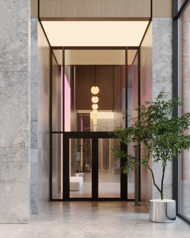 Гранд лобби и общественные пространства квартала Republic. Гранд-лобби Reds Гранд лобби и общественные пространства квартала Republic. Гранд-лобби Reds