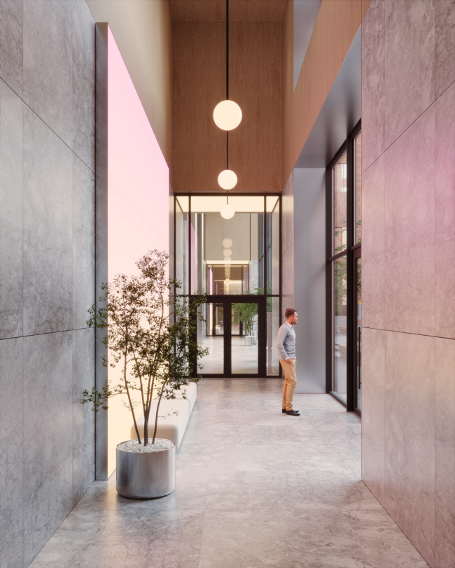 Гранд лобби и общественные пространства квартала Republic. Гранд-лобби Reds Гранд лобби и общественные пространства квартала Republic. Гранд-лобби Reds