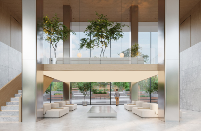 Гранд лобби и общественные пространства квартала Republic. Гранд-лобби Reds Гранд лобби и общественные пространства квартала Republic. Гранд-лобби Reds