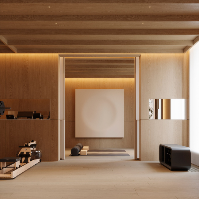 Гранд лобби и общественные пространства квартала Republic. Зона Fitness Гранд лобби и общественные пространства квартала Republic. Зона Fitness