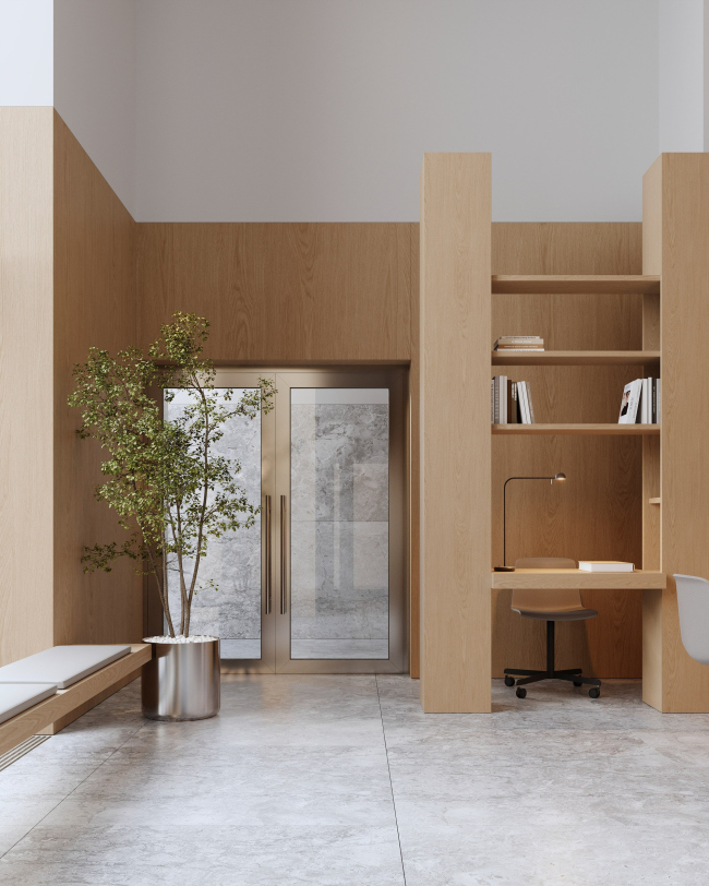 Гранд лобби и общественные пространства квартала Republic. Club House Коворкинг Гранд лобби и общественные пространства квартала Republic. Club House Коворкинг