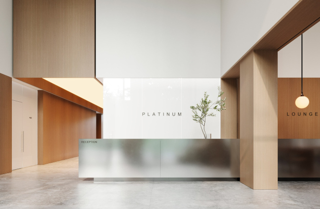 Гранд лобби и общественные пространства квартала Republic. Platinum Гранд лобби и общественные пространства квартала Republic. Platinum