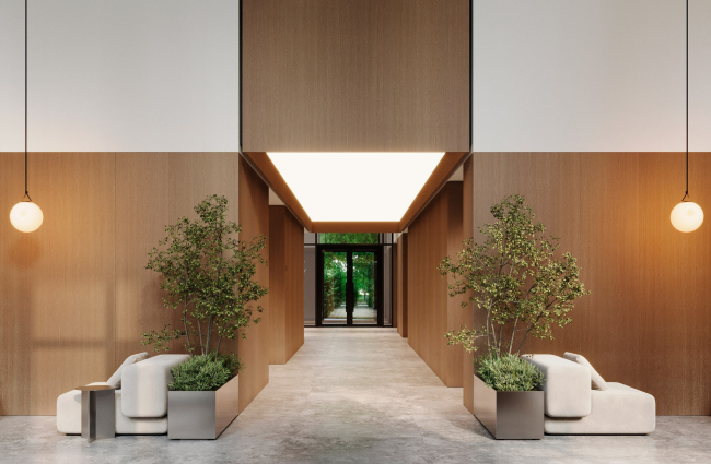 Гранд лобби и общественные пространства квартала Republic. Platinum Гранд лобби и общественные пространства квартала Republic. Platinum