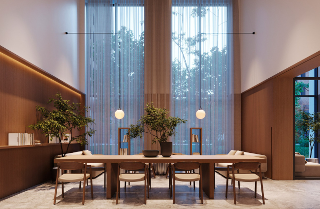 Гранд лобби и общественные пространства квартала Republic. Platinum Гранд лобби и общественные пространства квартала Republic. Platinum