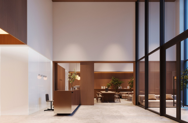 Гранд лобби и общественные пространства квартала Republic. Platinum Гранд лобби и общественные пространства квартала Republic. Platinum