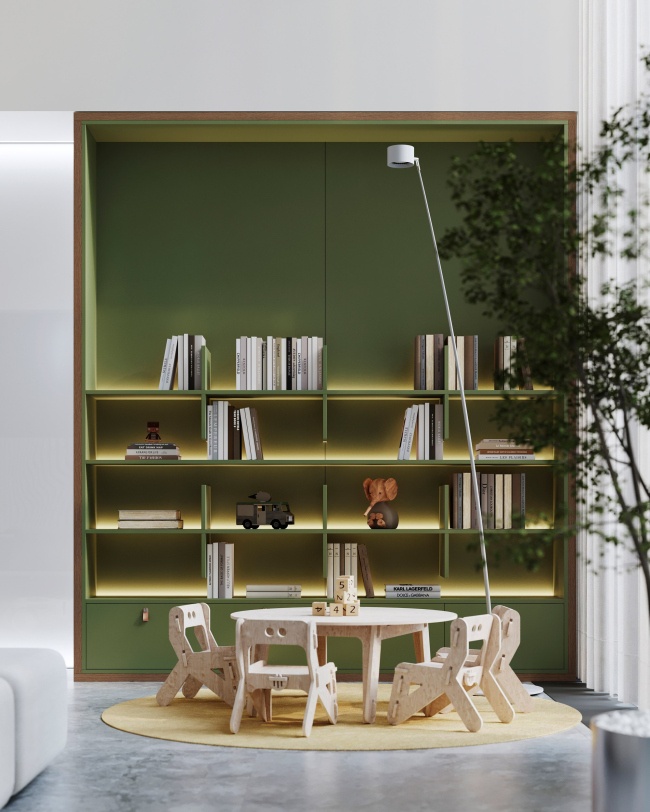 Гранд лобби и общественные пространства квартала Republic. Platinum. Игровая Гранд лобби и общественные пространства квартала Republic. Platinum. Игровая