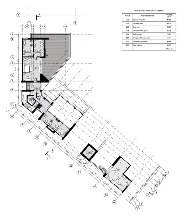 VILLA GRACE. План 2 этажа VILLA GRACE. План 2 этажа