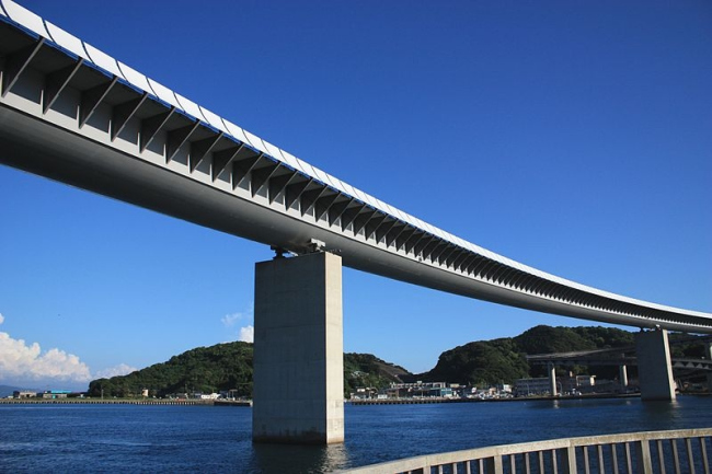 Мост в Усибука. Фото: Kenta Mabuchi via Wikimedia Commons. Лицензия CC-BY-SA-2.0