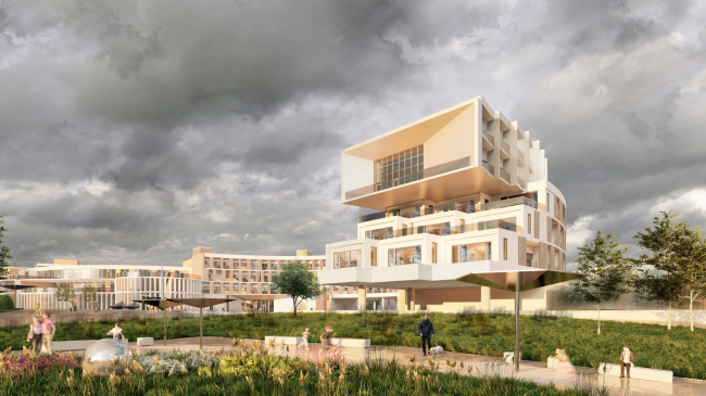 Architectural and artistic concept of the wellness and tourism complex on the Yenisei River